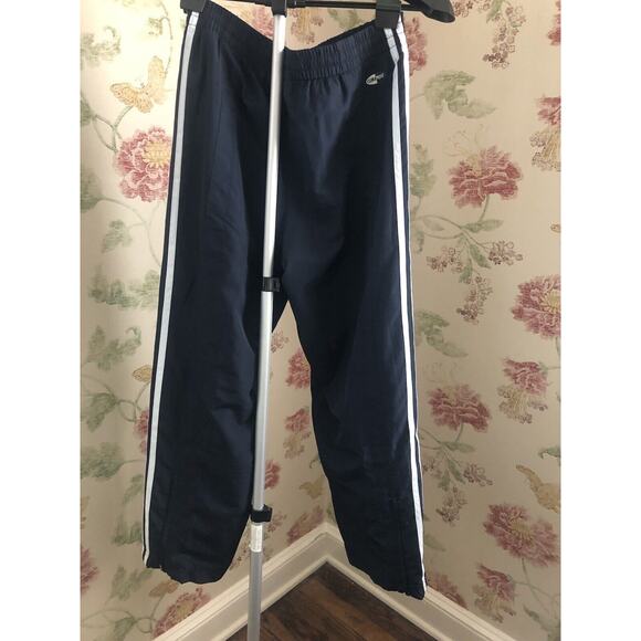 Adidas Activewear Cropped Elastic Striped Black Track Pant Boys Medium - Picture 1 of 3
